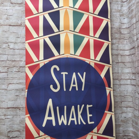 Stay Awake Yoga Mat 72" x 24" Multi-color - Picture 3 of 5